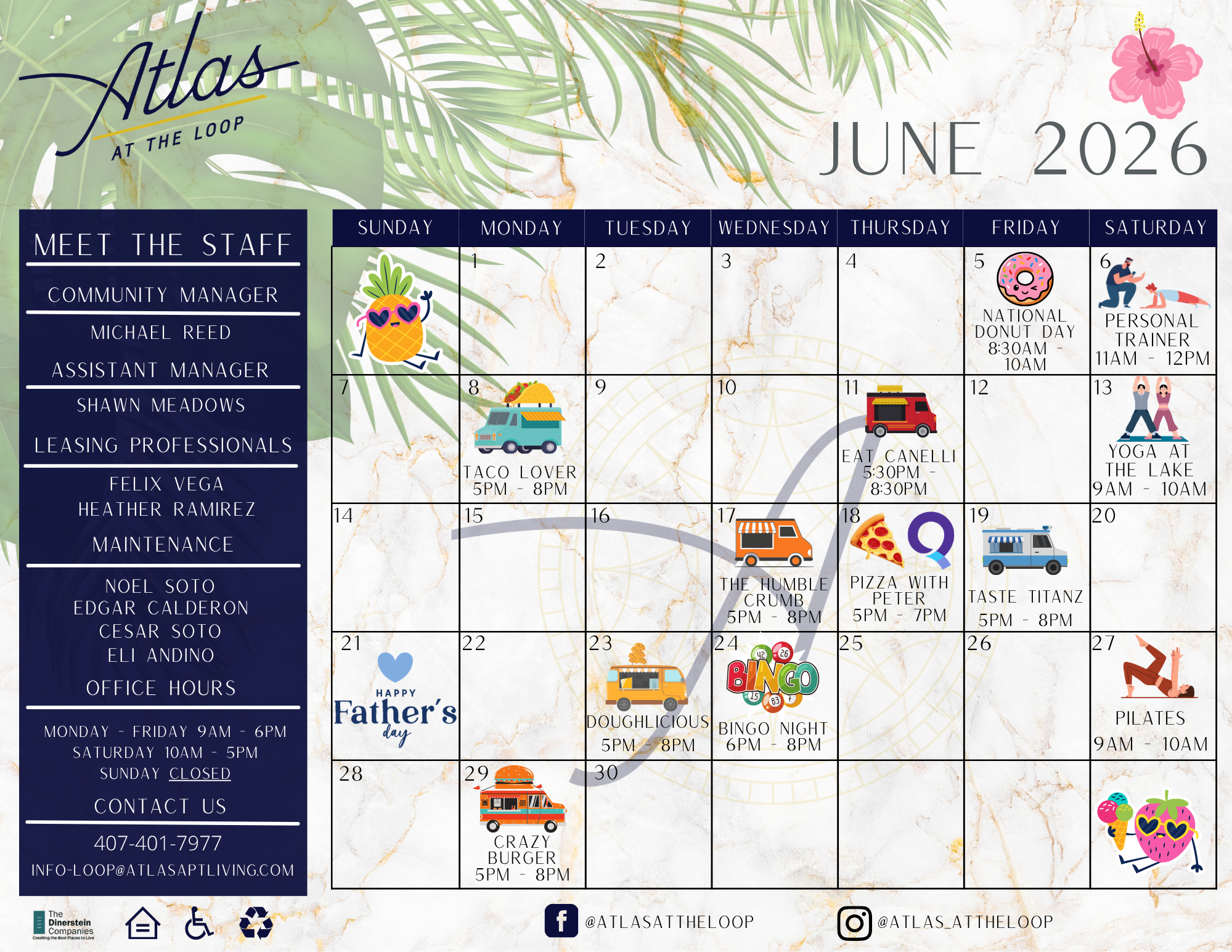 June Event Calendar