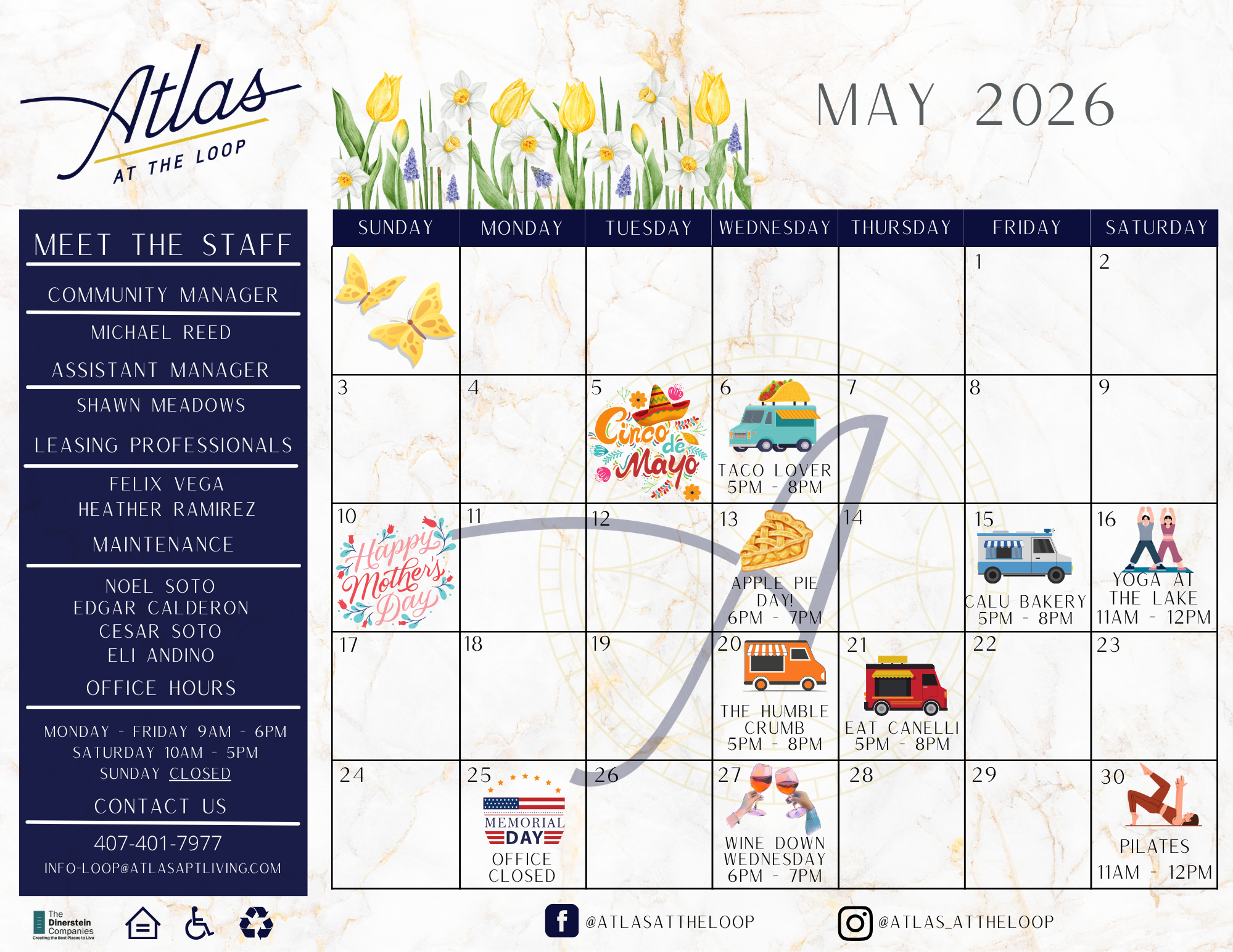 May Event Calendar