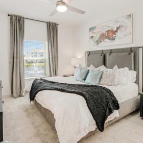 Bedroom options to fit every lifestyle a bedroom with a bed and a window